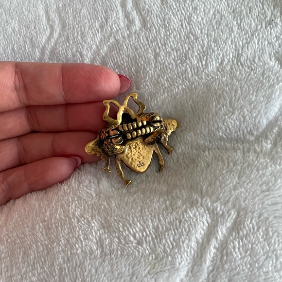 Gucci Bee Ring with Crystals Pearl with Box - Picture 3 of 7